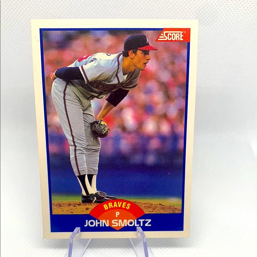 John Smoltz 1989 Rookie Card & 2021 Donruss Card Atlanta Braves MLB HOF Legend!!
